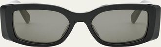 Celine Triomphe Acetate Rectangle Sunglasses