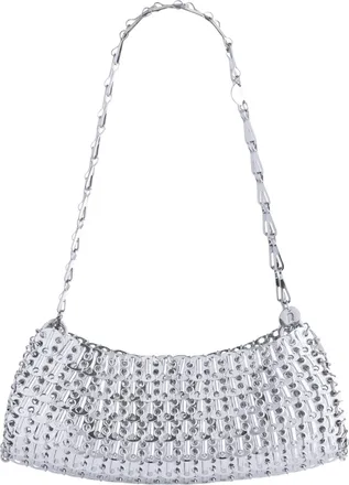 Paco Rabanne Silver Metal Handbag Hand-Assembled Metal Handbag
