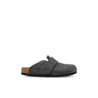 Birkenstock Loma - Dames - Klompen - Grijs - 39 EU - Leer - Schoenen