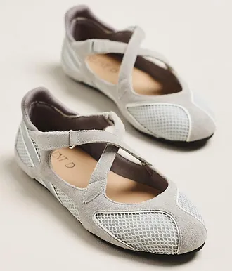 Silent D Arona Cross-Strap Flats