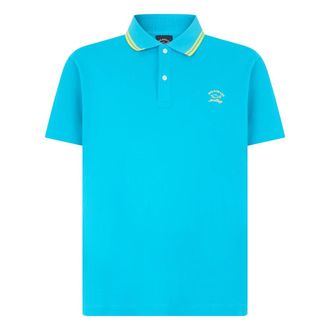 Paul & Shark Cotton Polo - male - Paul & Shark - Polo Shirts - Blue - S - Tops