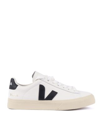 Veja White Black Campo Leather Sneakers