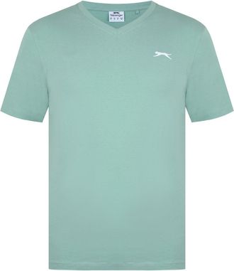 Slazenger Mens V Neck T-Shirt Pistachio M