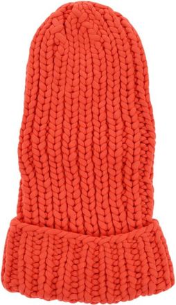 Dsquared2 Orange Maxi Knitted Beanie Cap