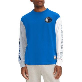 Tommy Jeans Mens Tommy Jeans Royal Dallas Mavericks Richie Color Block Long Sleeve T-Shirt at Nordstrom, Size Xx-Large