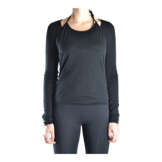 Neil Barrett Truien en Cardigans - Dames - Ronde hals truien - Zwart - M - Truien & Vesten