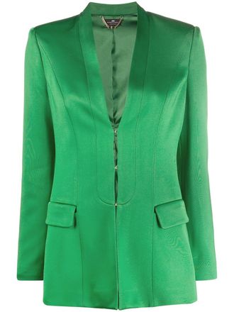 Elisabetta Franchi Blazer avvitato - Verde