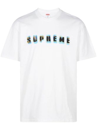 SUPREME T-shirt met logoprint - Wit