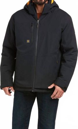 Ariat Mens Rebar Storm Fighter 2.0 H2O Jacket In Black
