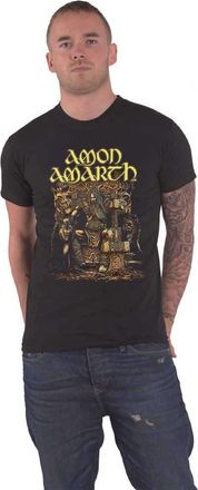 Amon Amarth T Shirt Thor Band Logo Official Mens Black XXXL