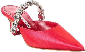 Manolo Blahnik Humibamu 50 Moire Mule