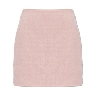 Rotate ROTATE Birger Christensen, Short Skirts, female, Pink, Size: XS Lina Boucl&eacute; Mini Skirt