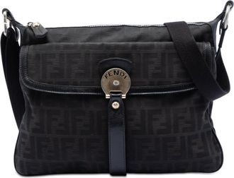 Fendi Pre-owned Fendi Zucca Canvas Chef Zip Crossbody Ladies 5L6VSC4J6JQ5XDXT