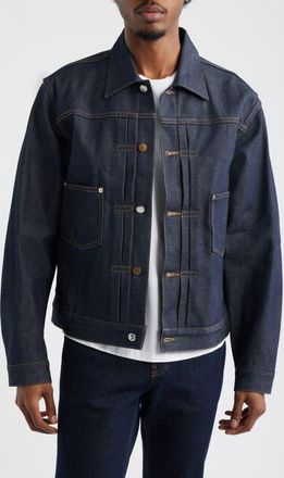 Brain Dead Selvedge Denim Jacket in Indigo at Nordstrom, Size X-Large