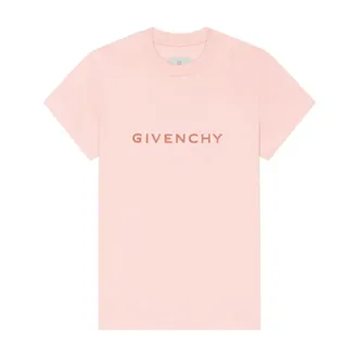 Givenchy T-Shirts, female, Pink, Size: XS Pink Slim 4G T-Shirt