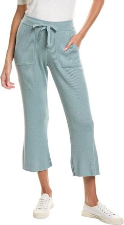Splendid Rib Knit Wide Leg Crop Pant