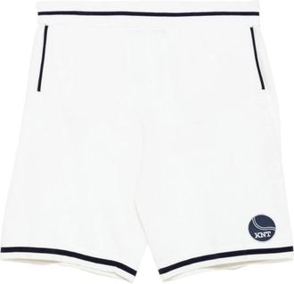 Kiton White Elasticated Waistband Shorts with Pockets
