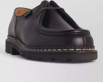 Paraboot michael leather loafers chunky sole