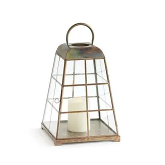 Napa Home & Garden Dexter Lantern Candle Holder in Gold at Nordstrom, Size Small