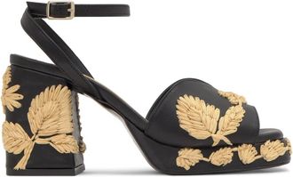 Castaner Vasilia Sandal - Dames - Sandalen met hakken - Veelkleurig - 37 EU - Leer - Schoenen