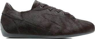 Paloma Wool brushed-effect lace-up sneakers - Brown