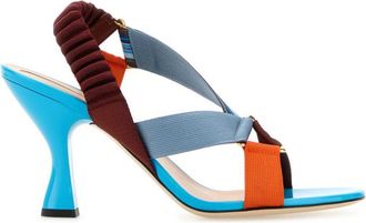 Fendi Multicolor Iconic Colibr Heels