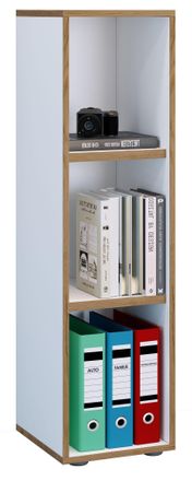 VCM Estante De Madera Vcm De Pie Gabinete De Archivo De Ahorro De Espacio Dimensiones Aprox. Al. 110 X An. 30 X P. 33 Cm Estante Elegante Estante De Ofici