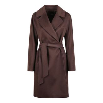 Max Mara Belted Coats, female, Brown, S, Belted Coats