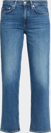Rag & Bone Harlow Low-Rise Ankle Straight Jeans