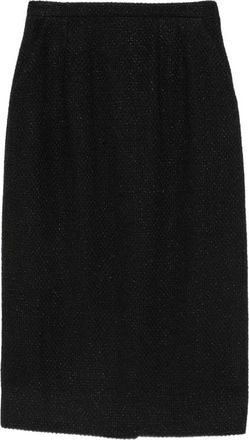 Dolce & Gabbana Boucl&eacute;-knit Pencil Midi Skirt