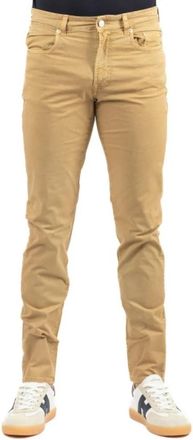Siviglia Palazzo Jeans - Heren - Slim Fit Broeken - Beige - W32 - Katoen - Broeken