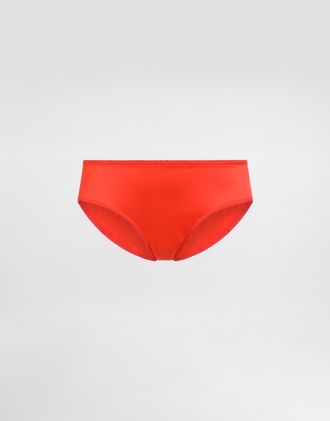 Dolce & Gabbana Slip - Woman Orange Silk 1
