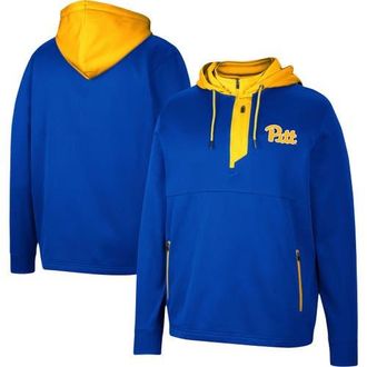 Colosseum Mens Colosseum Royal Pitt Panthers Luge 3.0 Quarter-Zip Hoodie at Nordstrom, Size Medium