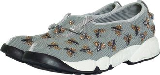 Dior Womens Rubber Bee Embellished Mesh Fusion Sneaker (Authentic Pre-Loved)