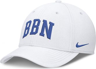 Nike Kentucky Classic Swooshflex Nike Mens Dri-FIT College Hat in White | NC0310ANKY-KLK