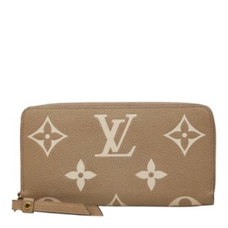 Louis Vuitton Beige Bicolor Monogram Leather Coin Purse/Coin Case (Pre-Owned)