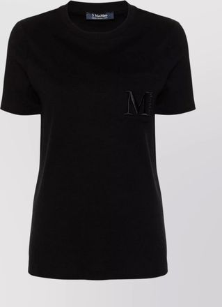 Max Mara cotton logo-embroidered short-sleeve t-shirt