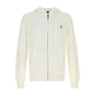 Polo Ralph Lauren Knitwears - male - Polo Ralph Lauren - Zip-throughs - White - XL - Sweatshirts & Hoodies