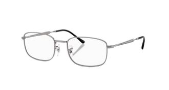 Ray-Ban Mens Rx6533 Pillow Optical Prescription Frames In Polished Grey