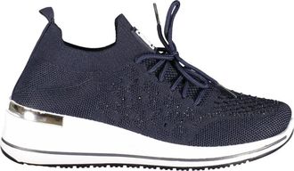 Laura Biagiotti Sportschoen - Dames - Sleehakken - Blauw - 40 EU - Schoenen