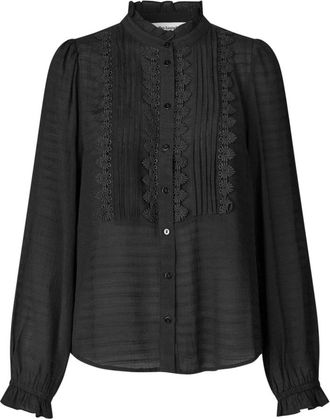 Lollys Laundry Donna, Camicette, Nero, L, new