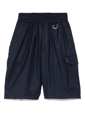 Family Fir$t Milano elastic-waist shorts - Blue