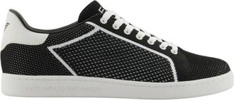 Emporio Armani Legacy Knit Sneakers - Heren - Sneakers - Zwart - 38 EU - Polyester - Schoenen