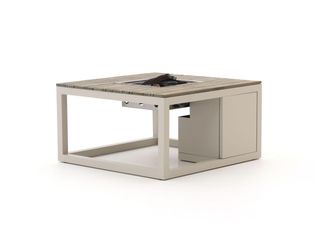 Cosi raw lounge vuurtafel 100x100x55cm