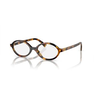 Miu Miu Glasses, unisex, Brown, 50 MM, MU 04Zs Oval Sunglasses