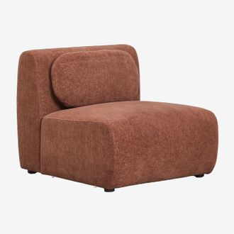 Sklum M&oacute;dulo Central Para Sof&aacute; Modular En Chenilla Coquette Sklum