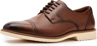 Stacy Adams Vogel Cap Toe Oxford Mens Shoes Cognac : 11.5 M, Faux Leather