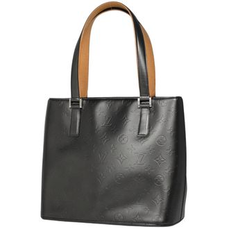 Louis Vuitton Monogram Mat Black Noir Monogram Mat Handbag Shoulder Bag Tote Bag (Pre-Owned)