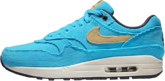 Nike Mens Air Max 1 Premium Sneaker, Baltic Blue Sesame Gridiron Sail, 9.5 UK
