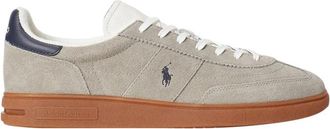 Ralph Lauren Bedford Suede Sneaker - Heren - Sneakers - Grijs - 44 EU - Leer - Schoenen